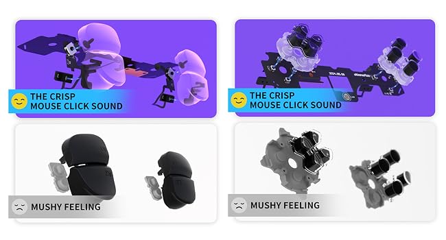 eXtremeRate Strong Version Whole Clicky Kit V2 for PS5 Controller BDM-040 050 Shoulder Face Buttons