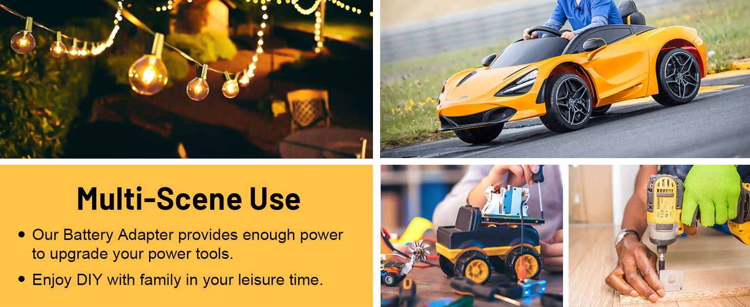dewalt power wheels adapter