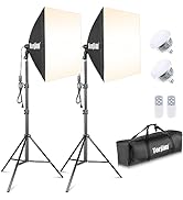 Torjim Softbox Lighting Kit, Professional Photography Lighting Kit