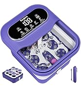 Ranjova Foot Spa Electric Rotary Massage, Collapsible Foot Bath with Heat, Bubble,Temp Control, a...