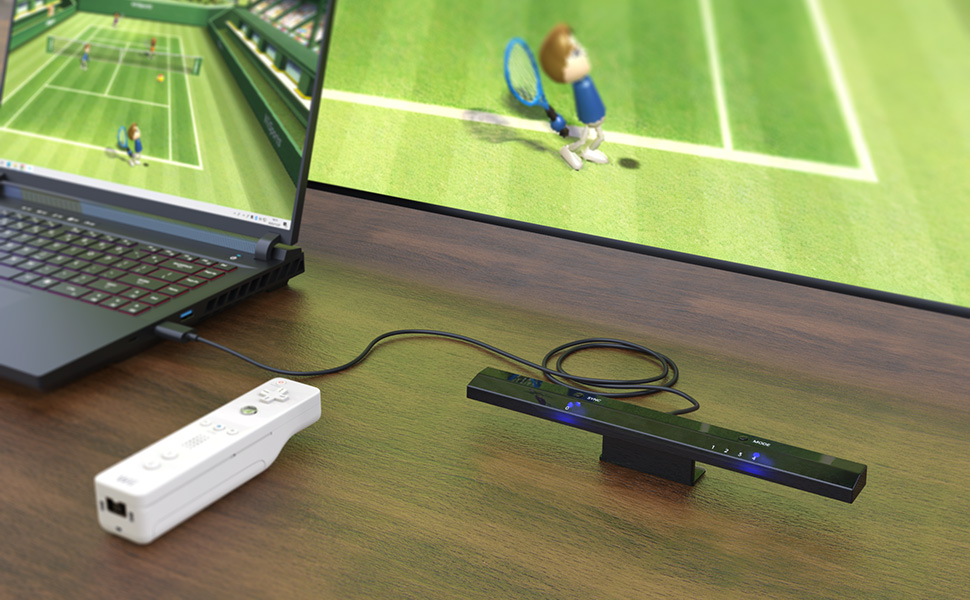 MAYFLASH W010 Wireless Sensor Dolphinbar for PC USB Wii Remote Adapter Used on PC Windows