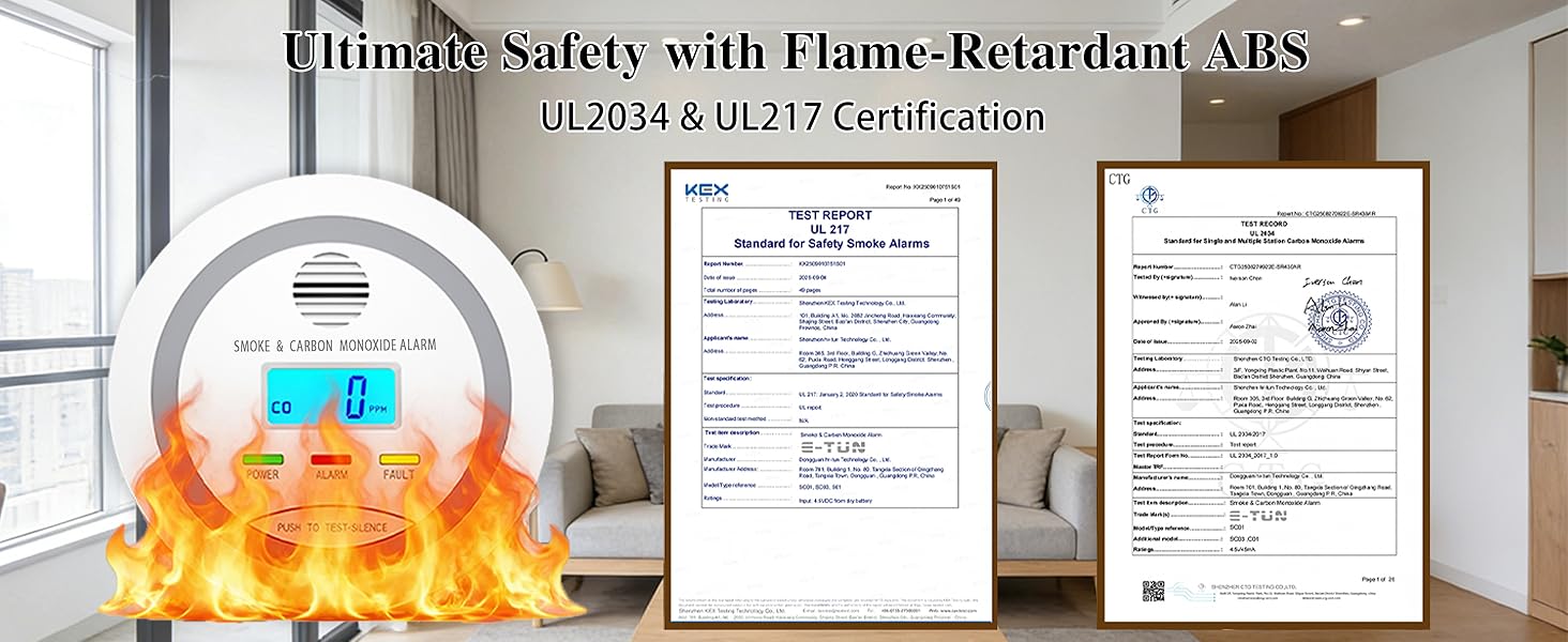 smoke carbon monoxide detector