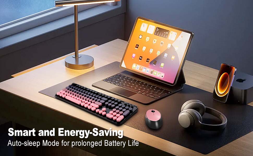 wireless keyboard and mouse pink 