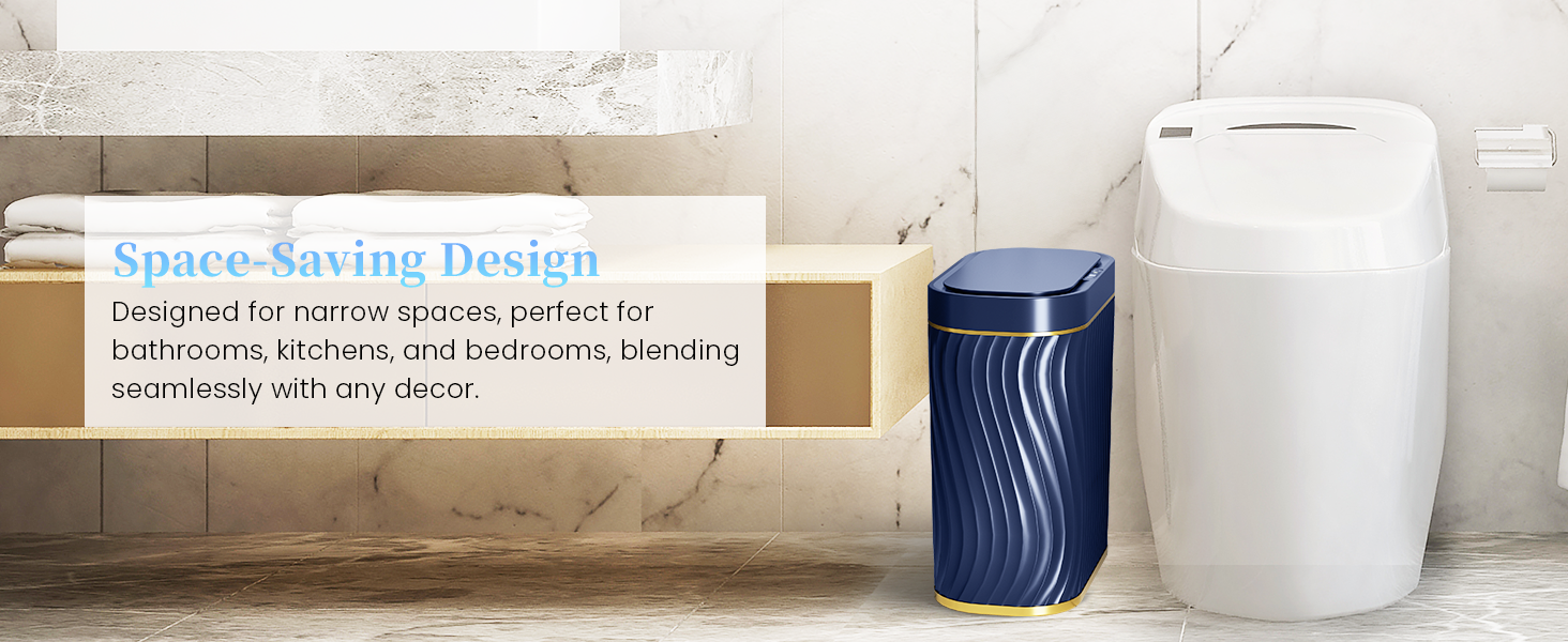Bathroom Small Trash Can with Lid