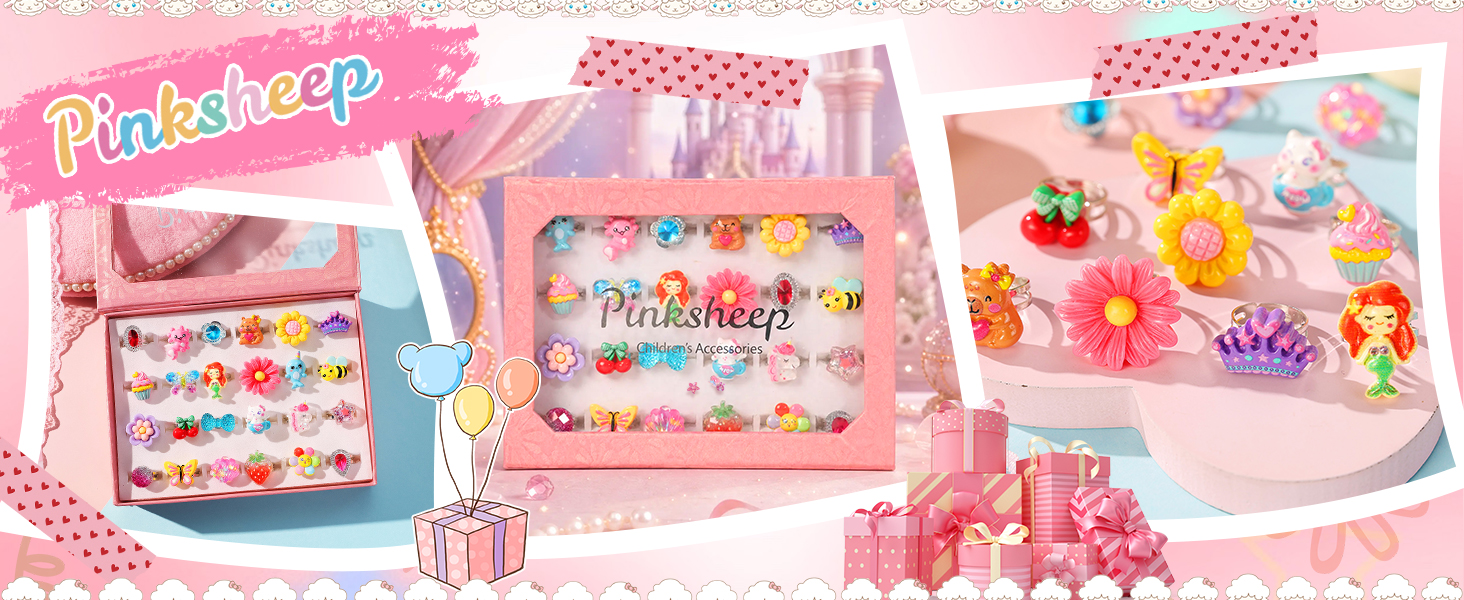 girl pretend play jewelry ring dress up accessories