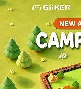 GiiKER Camp GURU 6x6 Logic Puzzle Game for Kids Ages 5+ | 600 Progressive Challenges, Easy-to-Lea...