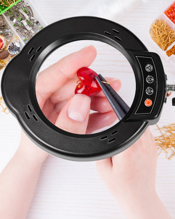 12X magnifying glass with light