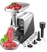 ALTRA LIFE #8 Meat Grinder, [3200W Max] Electric Heavy Duty Sausage Stuff with 2 Stainless Steel ...