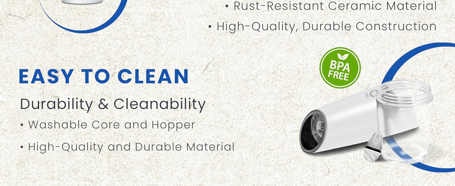 Electric Peppe&amp;Salt Grinder Set