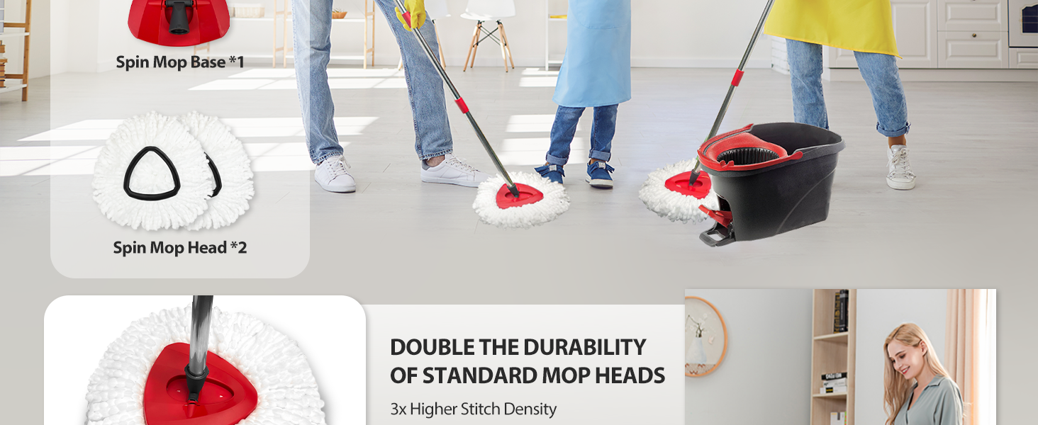 spin mop handle
