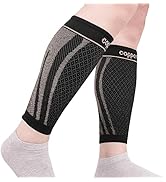 JIUFENTIAN Copper Calf Leg guard for Men and Women for Pain Relief, Running, Hiking, Cycling(Small)