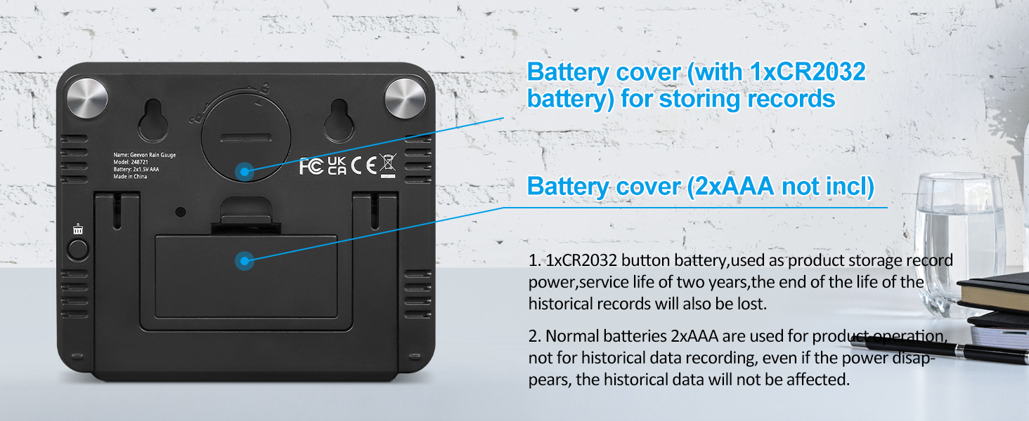 digital rain gauge outdoor