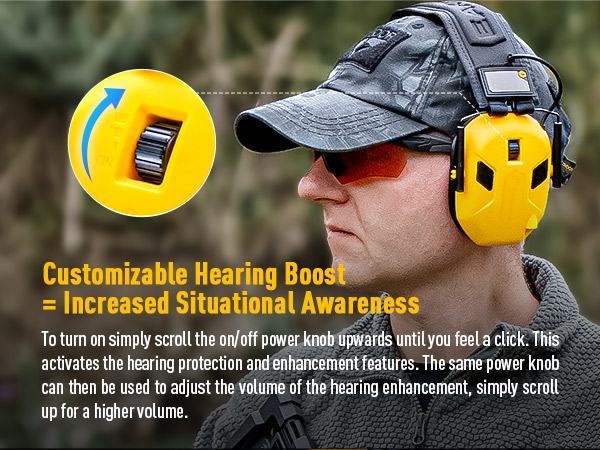 electronic ear muffs for shooting