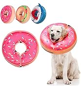BEAUTYZOO Dog Cone Alternative After Surgery for Large Medium Small Dogs, Soft Inflatable Cone Co...