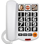 Sangyn Landline Phones for Seniors with Large Button Corded Telephone for Home with Amplified Lou...
