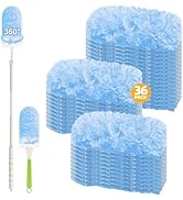 LOVECO 36 Count Duster Refills Compatible with Swiffer Duster, 360 Heavy Duty Dusters Refills, Di...