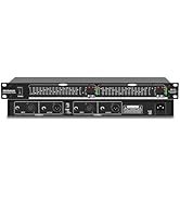 MICNAUX Stereo Equalizer for Home Audio System, Dual Channel 15-Band Graphic Equalizer Profession...