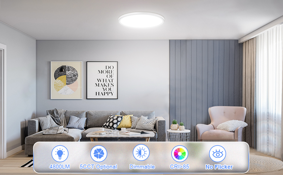 led flush mount ceiling light