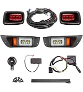 10L0L Upgrade Golf Cart Light Kit for EZGO TXT, Headlight Taillight Kit with Low/High Beam, Turn ...