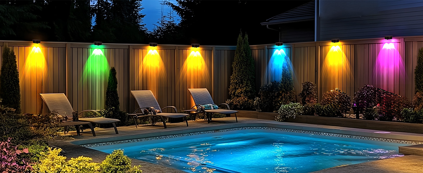 pool lights solar powered