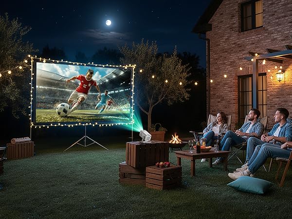 projector outdoor