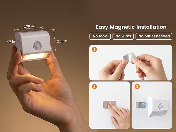 magnetic stair lights