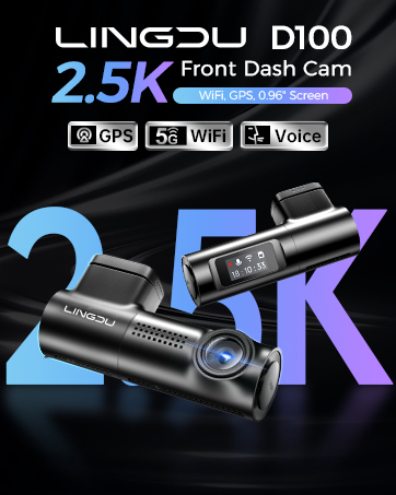 4K Dash Cam Front and Rear