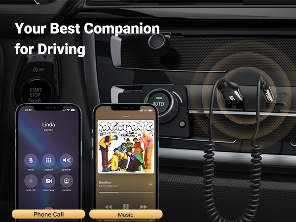 Aux to Bluetooth 5.3 Adapter