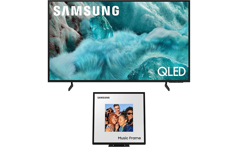 Samsung QN50Q7FAAFXZA TV with Samsung Photo Frame Speaker