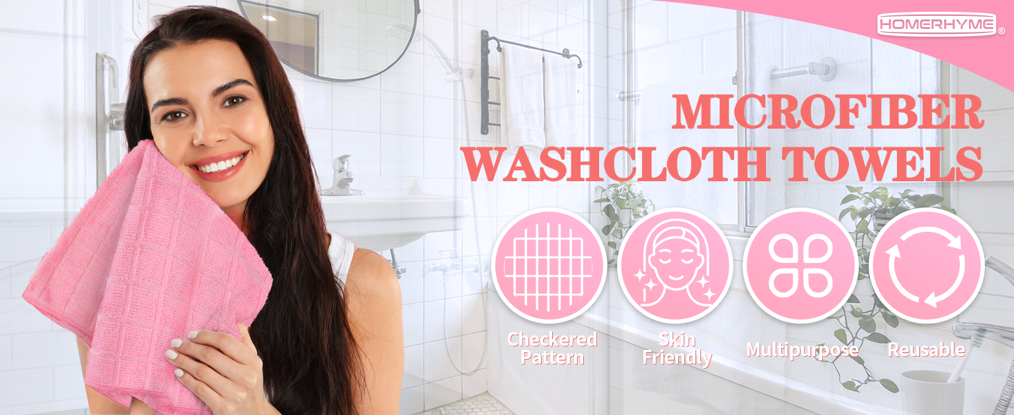Washcloths for Bathroom