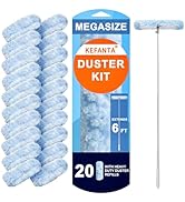 KeFanta Duster Kit with 6 ft Extendable Handle,20pcs