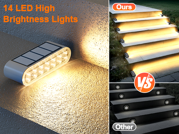 Super Bright Solar Stair Lights