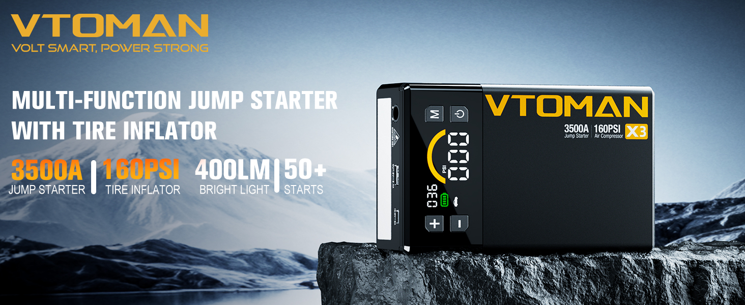 battery jumper starter portable jump starter