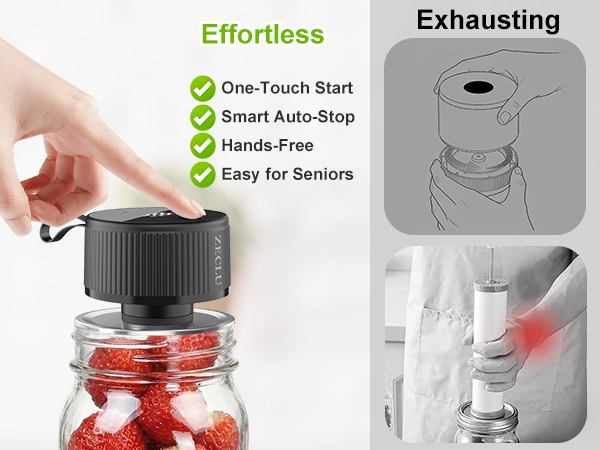 Electric Mason Jar Vacuum Sealer Kit