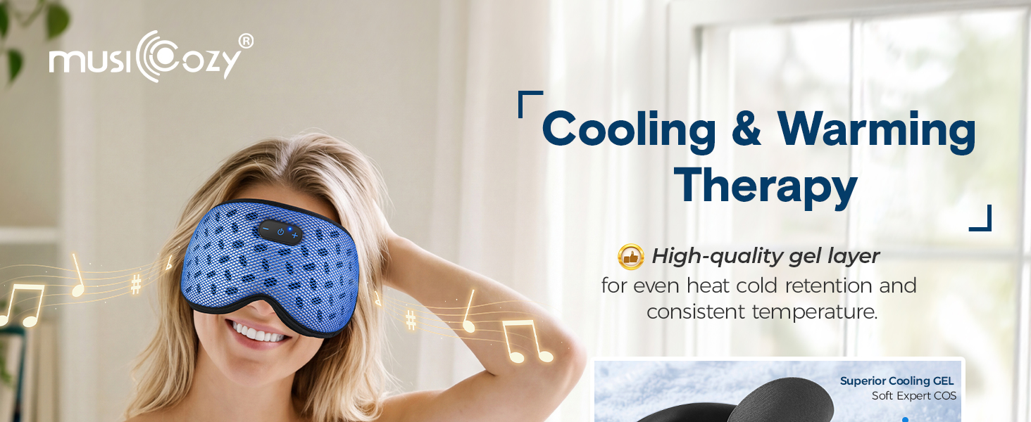 Cooling Weighted Bluetooth Headphones