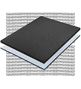 Binditek 60 Pack Binding Covers and Coils Kit,Includes 20 Pcs 8 Mil PVC Clear Binding Covers,20 P...