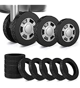 DGMDGS 10 Pack Luggage Wheel Covers, 3 Size Protector Cover for 2.09-2.36