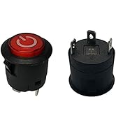 2PCS Push Button Power Supply Switch Start Button Switch for ChildrenElectric Powered Wheel Repla...