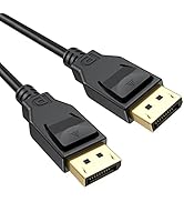 URELEGAN 8K DisplayPort Cable, Displayport 1.4 Display Port DP to DP Cable 6 Feet (8K@60Hz, 4K@12...