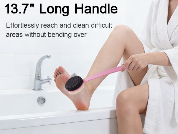 Pumice Stone for Feet with Long Handle