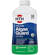 HTH 67089 Swimming Pool Care Algae Guard Ultra, Swimming Pool Chemical, Long Lasting Formula, 32 ...