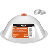 KATA Hole Saw Dust Bowl, Transparent Dust Collector Attachment for Hole Saw | Capture Dust and De...