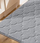 COSY HOMEER Soft Kitchen Rugs [2 PCS] for in Front of Sink Super Absorbent Kitchen Floor Mats and...