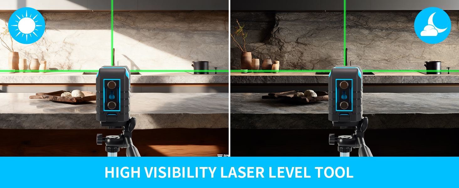 laser level with tripod