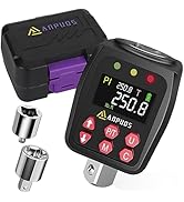 ANPUDS 1/2" Digital Torque Adapter, 12.5-250.8 Ft-lb/17-340 Nm, Digital Torque Wrench Converter w...