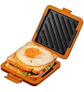 MKYSAIL Microwave Sandwich Maker,Microwave Grilled Cheese Maker,Microwave Toaster,Panini Press,Ea...