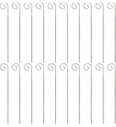 20 Pcs Silver Garden Plant Label Hooks, Markers Stake, Plant Sign Stake Rustproof Deformed Garden...