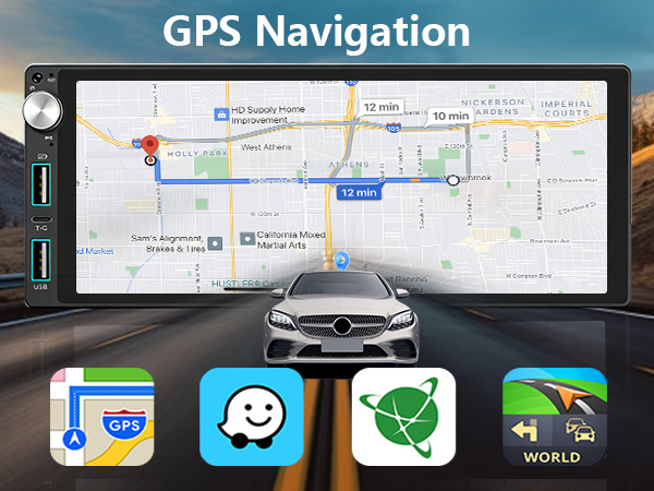 single din android auto