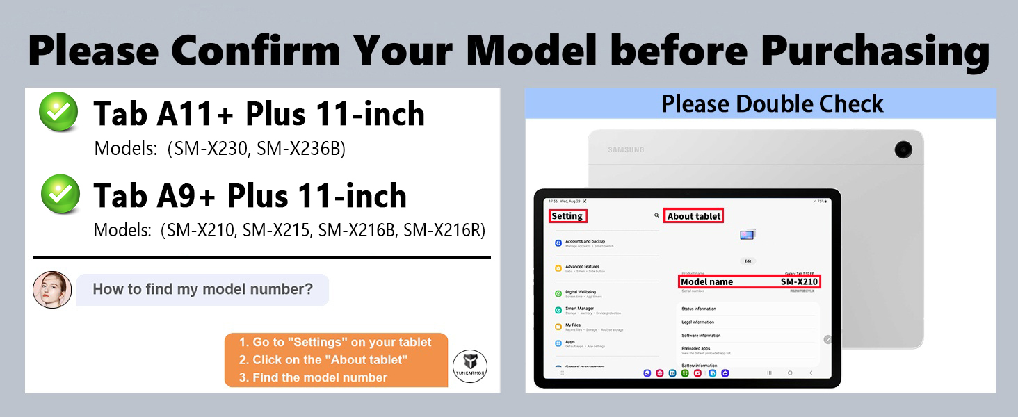 samsung a11 plus + case with keyboard