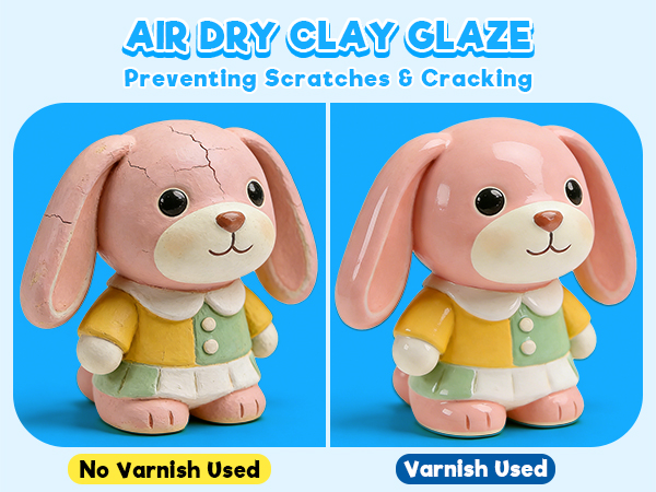 polymer clay glaze
